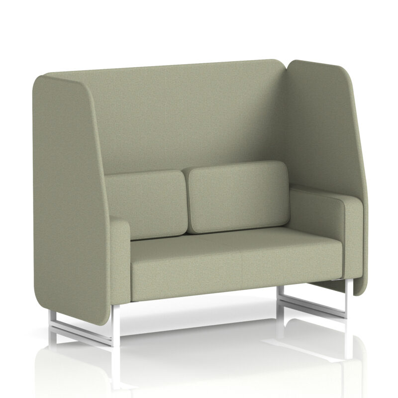 Greywood Open Booth With White Legs in Single Tone - Image 44