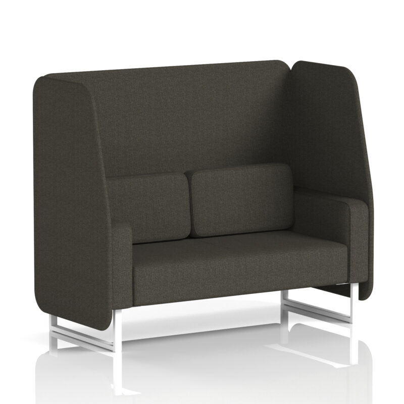 Greywood Open Booth With White Legs in Single Tone - Image 47