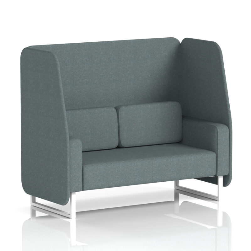 Greywood Open Booth With White Legs in Single Tone - Image 53
