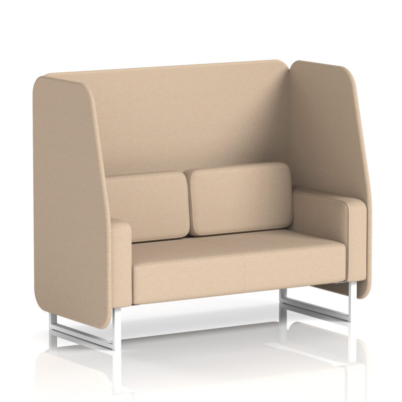 Greywood Open Booth With White Legs in Single Tone - Image 56