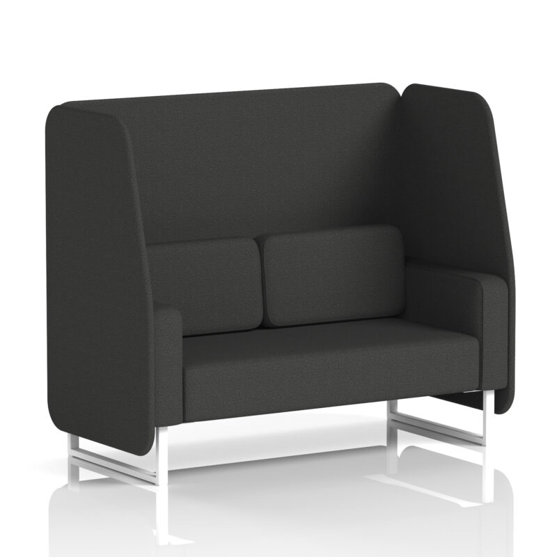 Greywood Open Booth With White Legs in Single Tone - Image 62