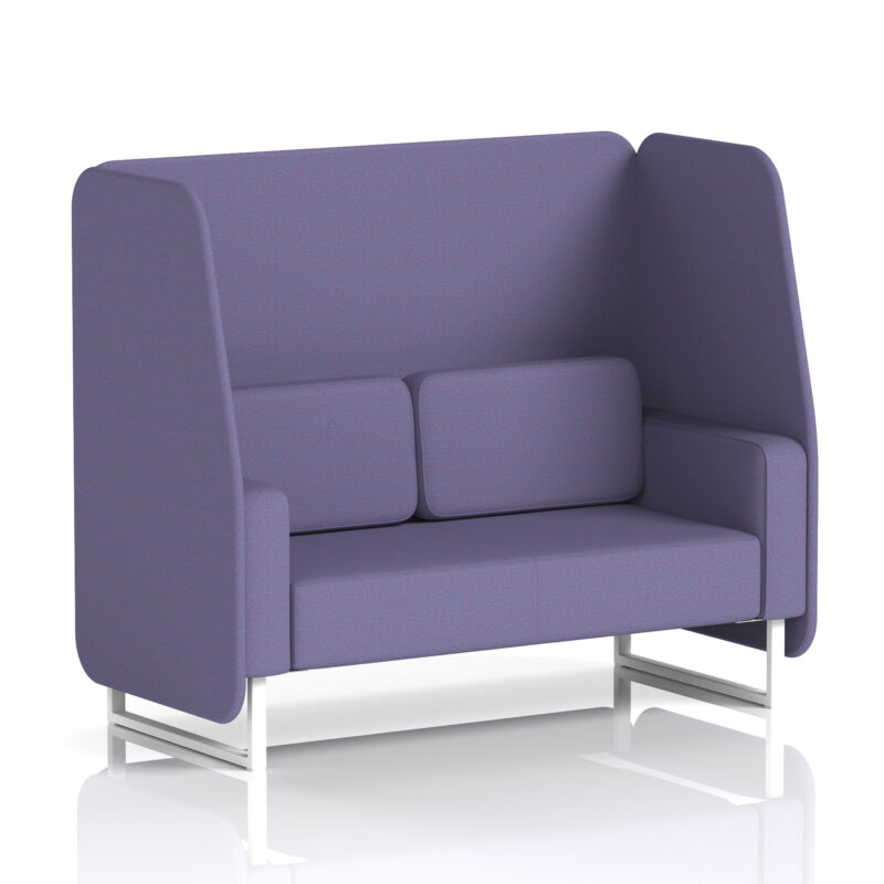 Greywood Open Booth With White Legs in Single Tone - Image 65