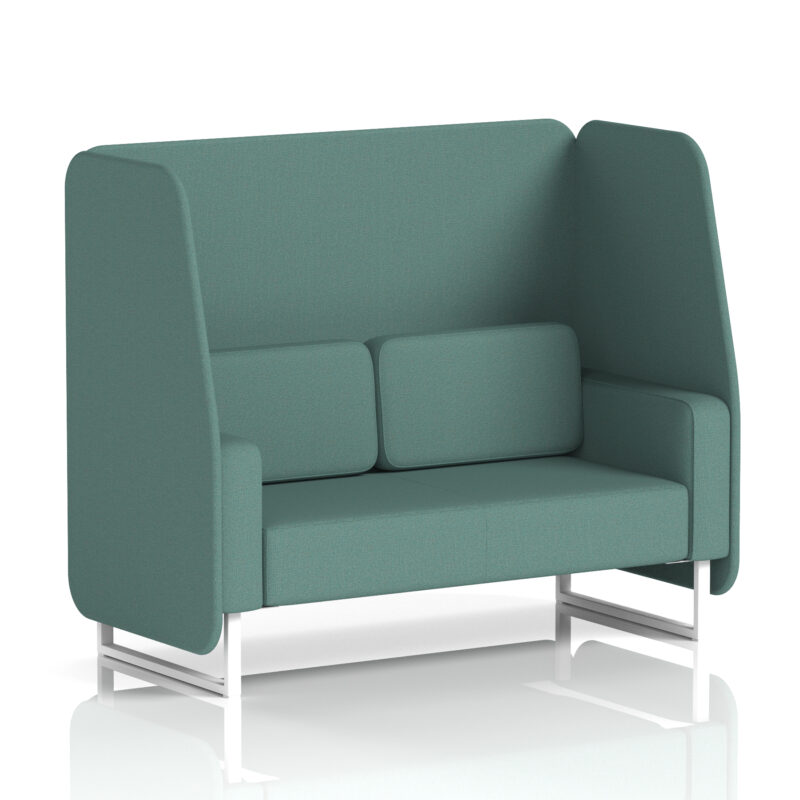 Greywood Open Booth With White Legs in Single Tone - Image 74