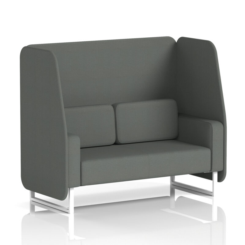 Greywood Open Booth With White Legs in Single Tone - Image 77