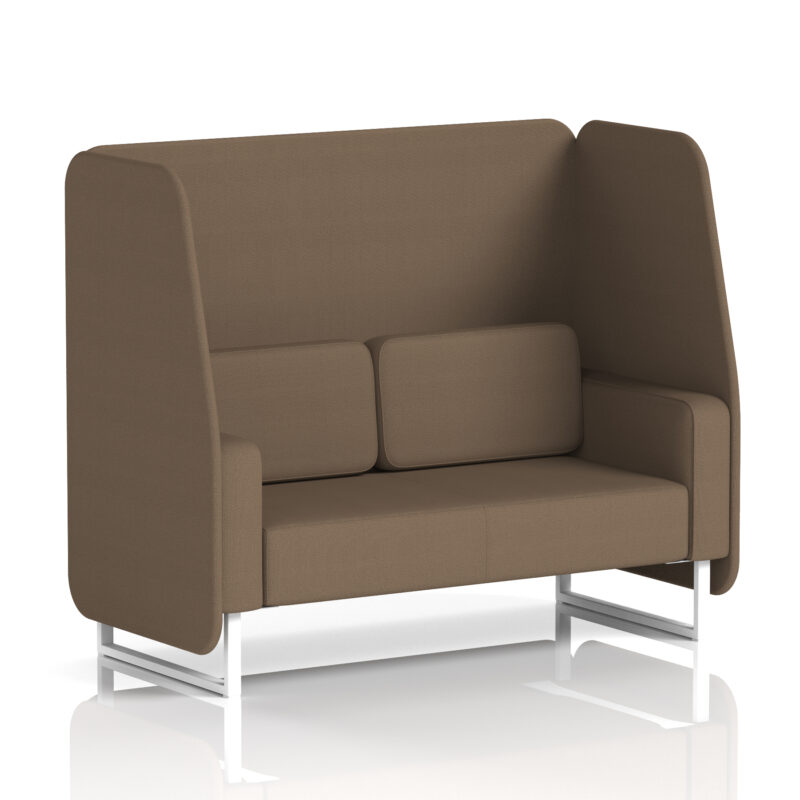 Greywood Open Booth With White Legs in Single Tone - Image 80