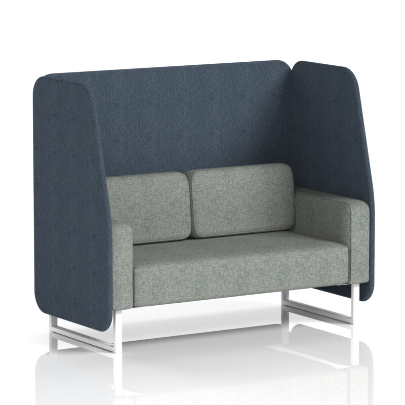 Greywood Open Booth With White Legs in Two Tone - Image 8