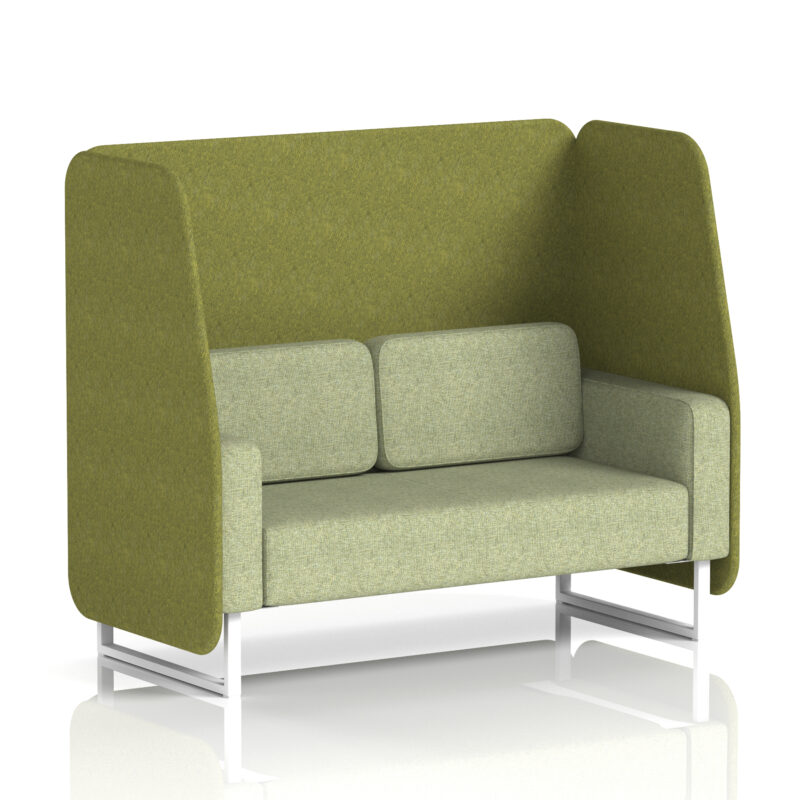 Greywood Open Booth With White Legs in Two Tone - Image 11