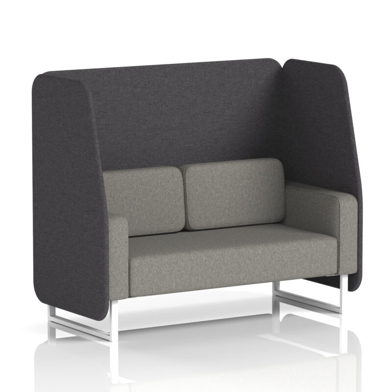 Greywood Open Booth With White Legs in Two Tone - Image 20