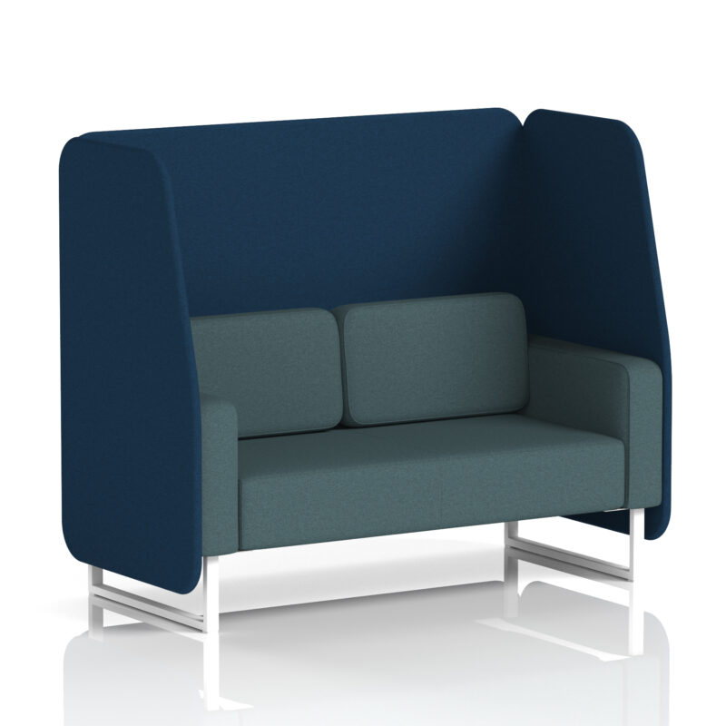 Greywood Open Booth With White Legs in Two Tone - Image 23