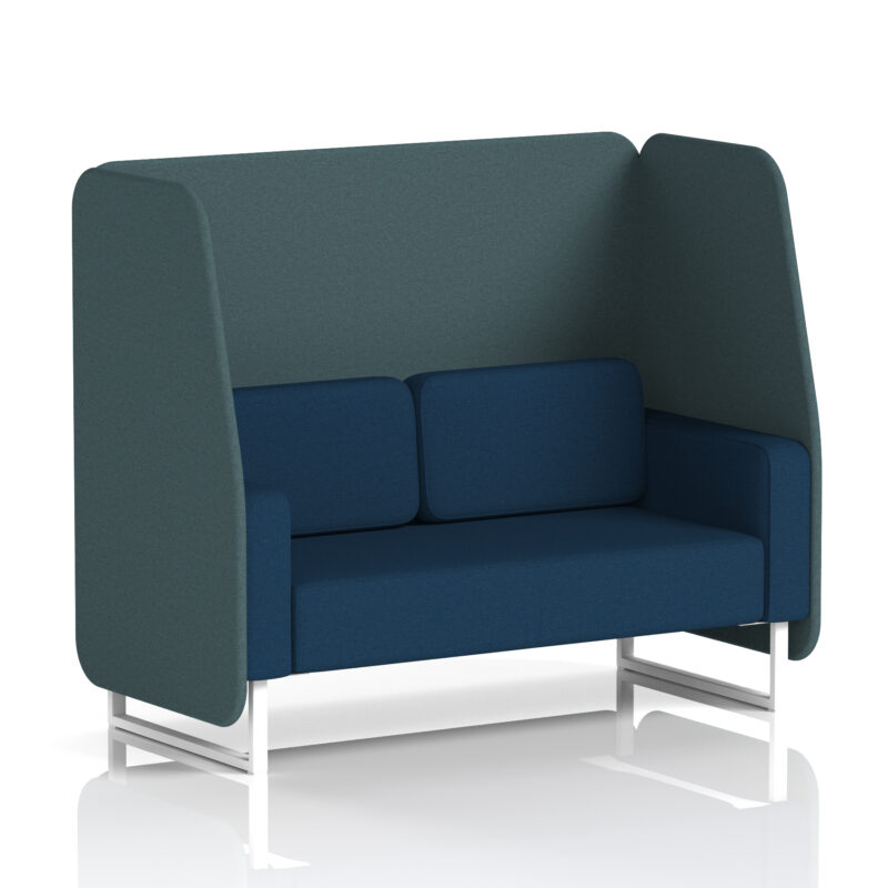 Greywood Open Booth With White Legs in Two Tone - Image 32