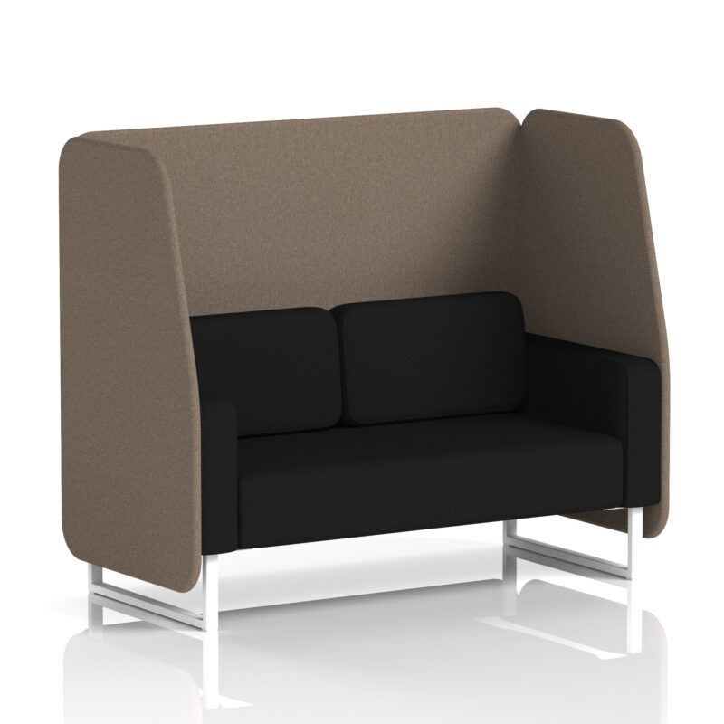 Greywood Open Booth With White Legs in Two Tone - Image 35