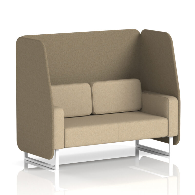 Greywood Open Booth With White Legs in Two Tone - Image 38
