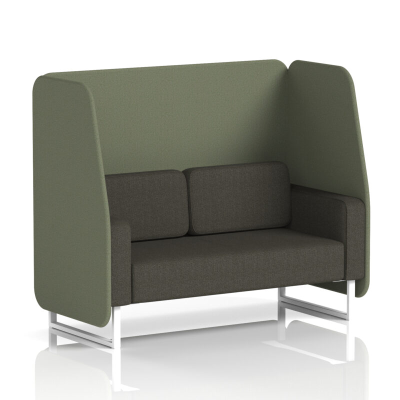 Greywood Open Booth With White Legs in Two Tone - Image 41