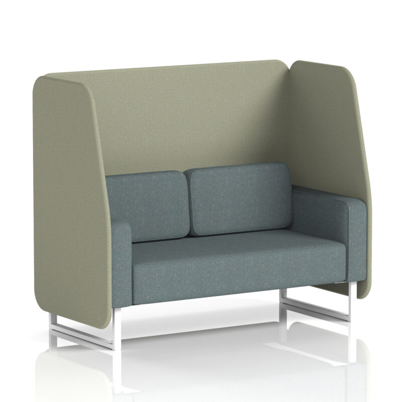 Greywood Open Booth With White Legs in Two Tone - Image 44