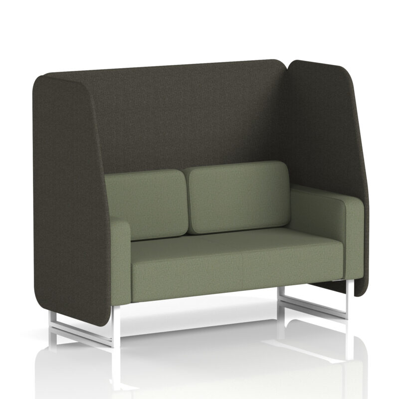 Greywood Open Booth With White Legs in Two Tone - Image 47