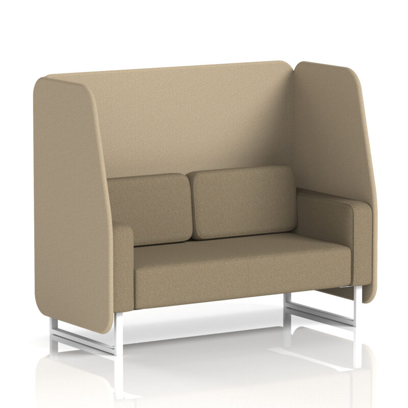 Greywood Open Booth With White Legs in Two Tone - Image 50