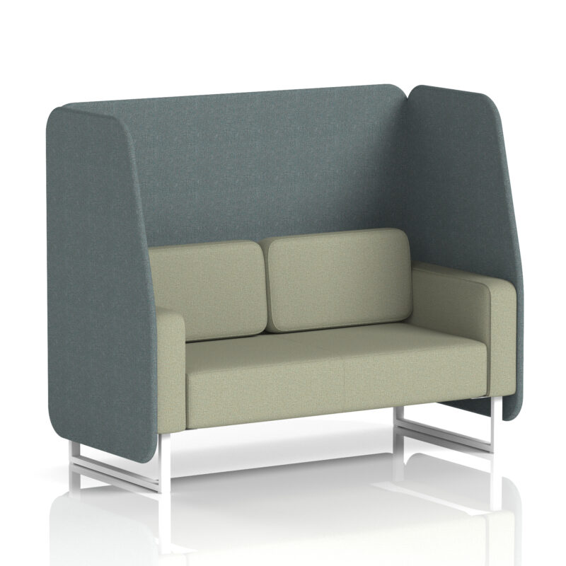 Greywood Open Booth With White Legs in Two Tone - Image 53