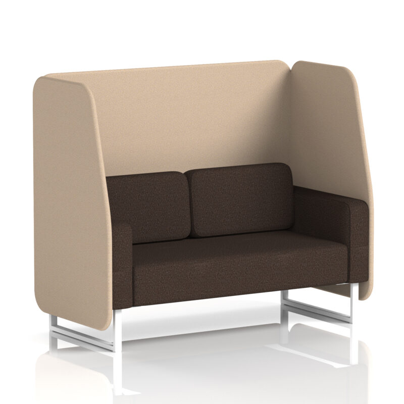 Greywood Open Booth With White Legs in Two Tone - Image 56