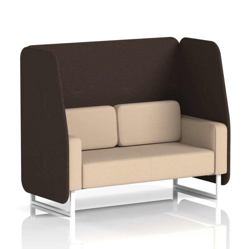 Greywood Open Booth With White Legs in Two Tone - Image 71