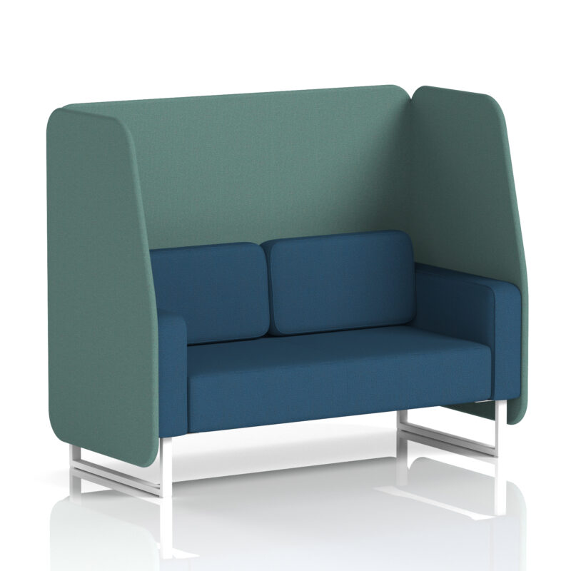 Greywood Open Booth With White Legs in Two Tone - Image 74