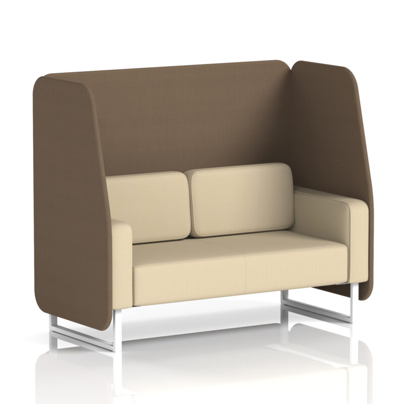 Greywood Open Booth With White Legs in Two Tone - Image 80