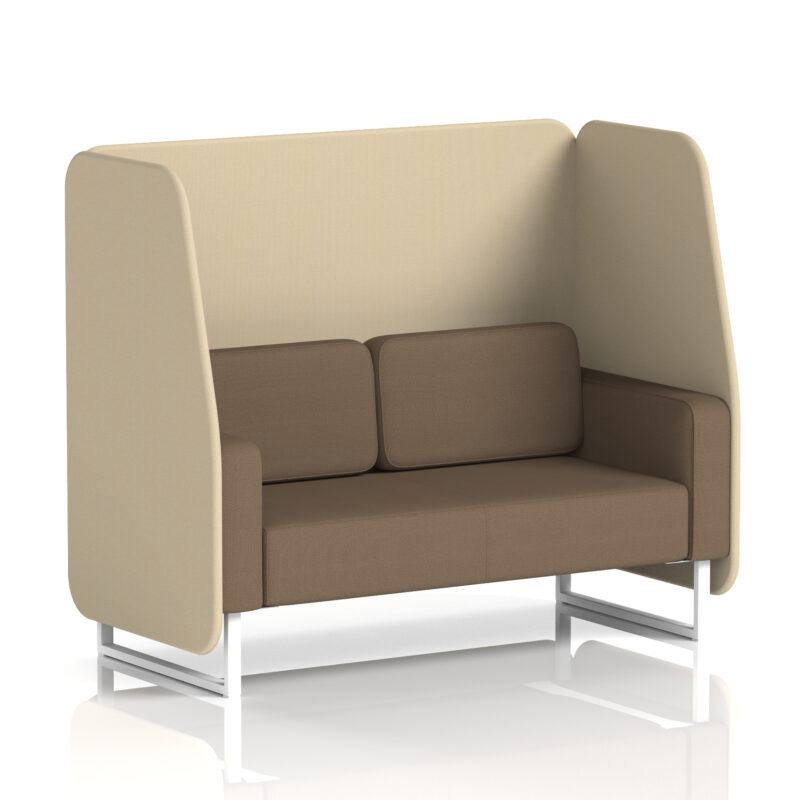 Greywood Open Booth With White Legs in Two Tone - Image 89