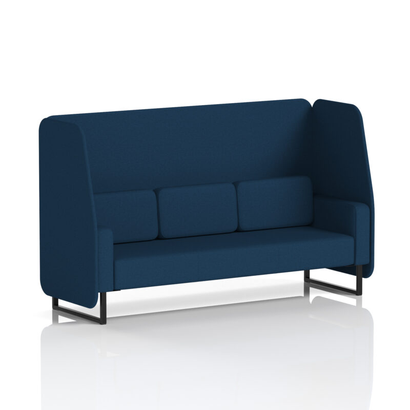 Greywood Open Booth With Black Legs in Single Tone - Image 24