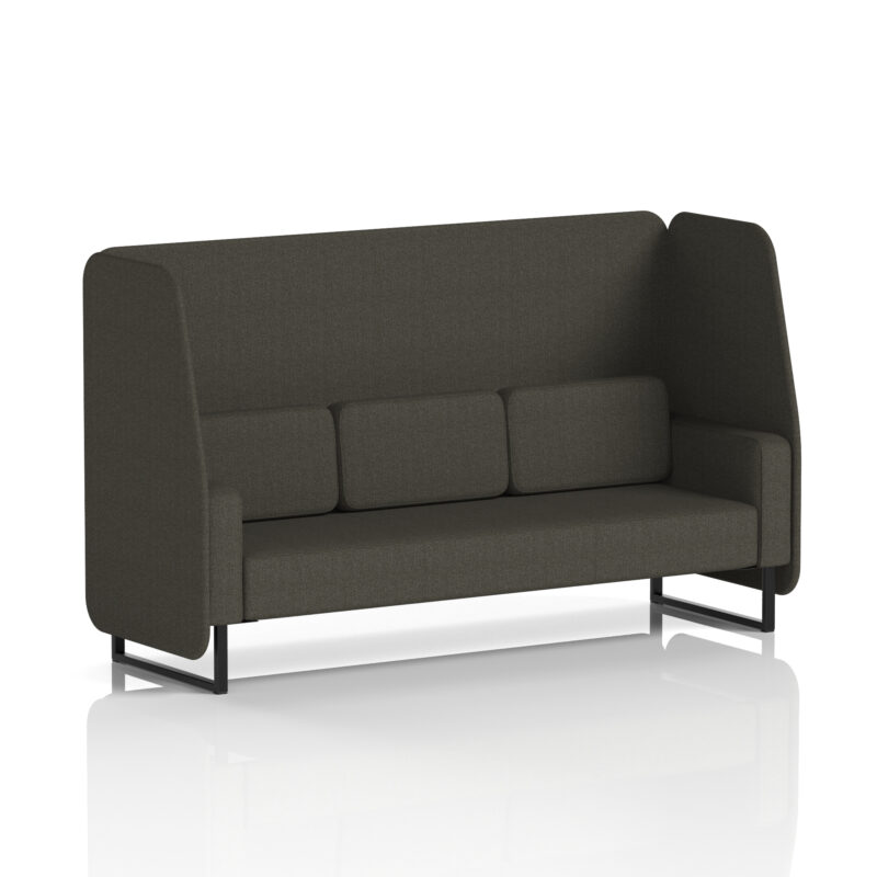 Greywood Open Booth With Black Legs in Single Tone - Image 48