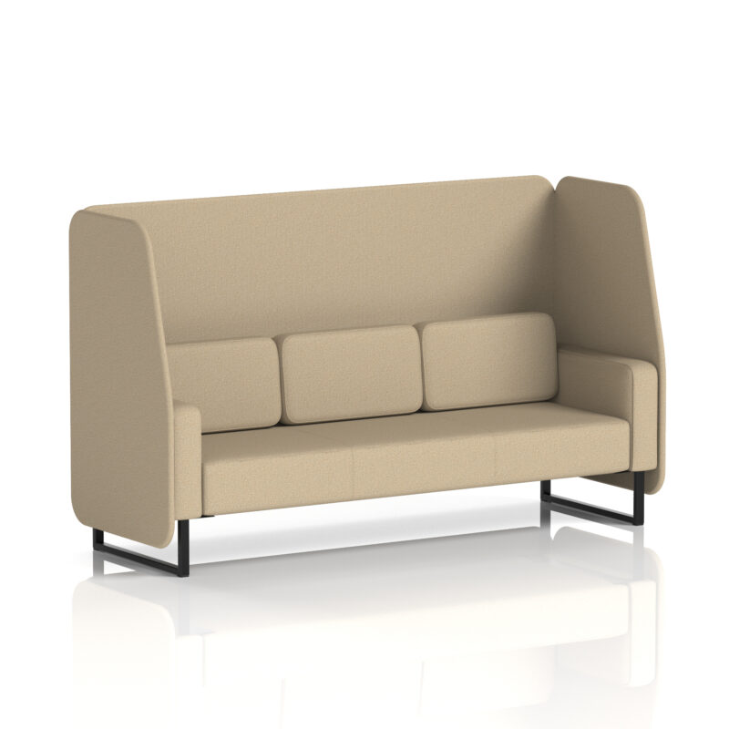 Greywood Open Booth With Black Legs in Single Tone - Image 51