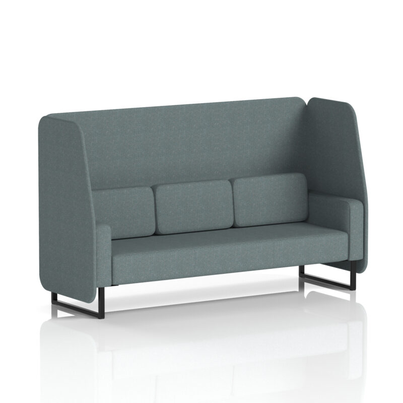 Greywood Open Booth With Black Legs in Single Tone - Image 54