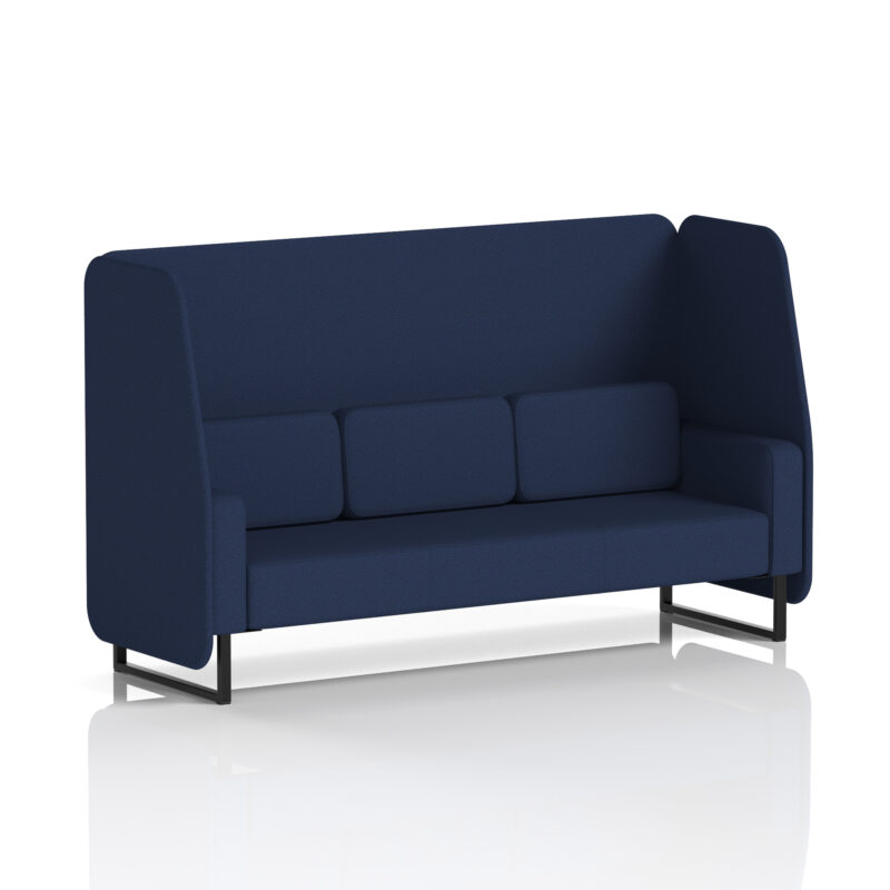 Greywood Open Booth With Black Legs in Single Tone - Image 60