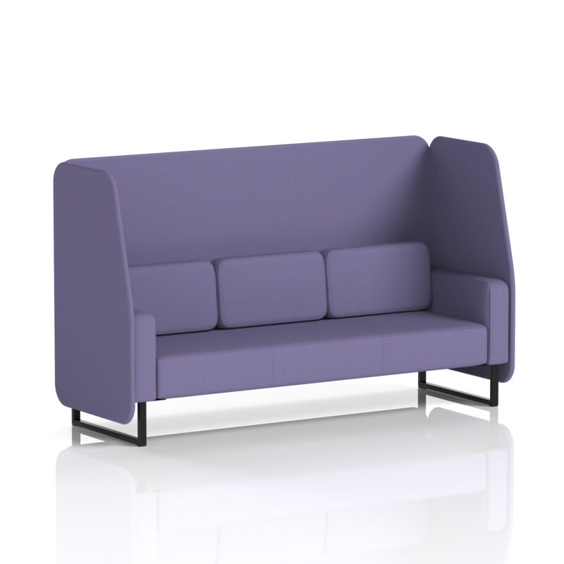 Greywood Open Booth With Black Legs in Single Tone - Image 66