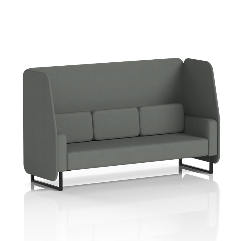 Greywood Open Booth With Black Legs in Single Tone - Image 78