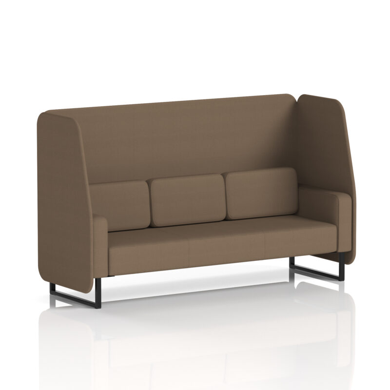 Greywood Open Booth With Black Legs in Single Tone - Image 81