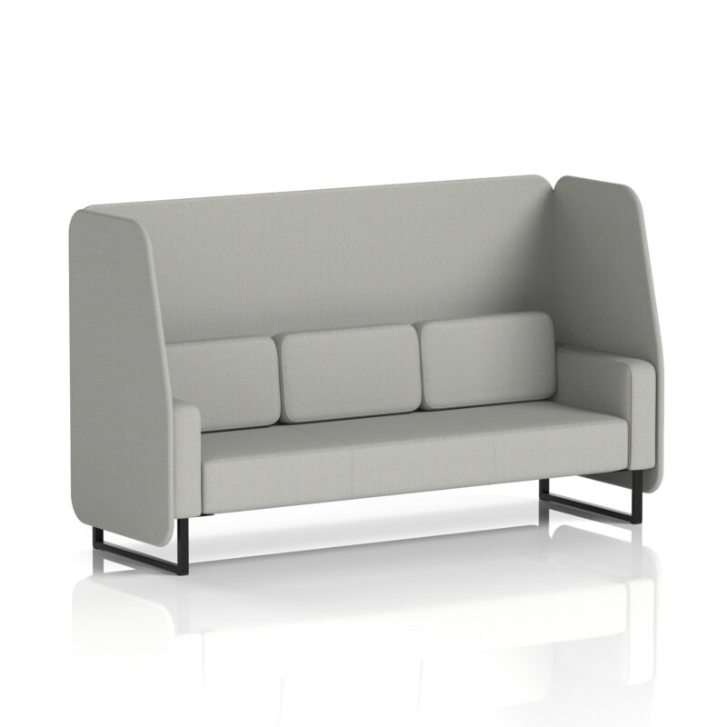 Greywood Open Booth With Black Legs in Single Tone - Image 84