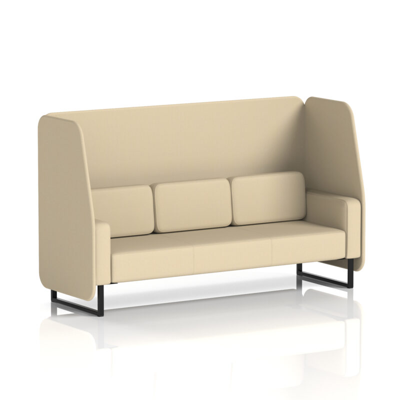 Greywood Open Booth With Black Legs in Single Tone - Image 90