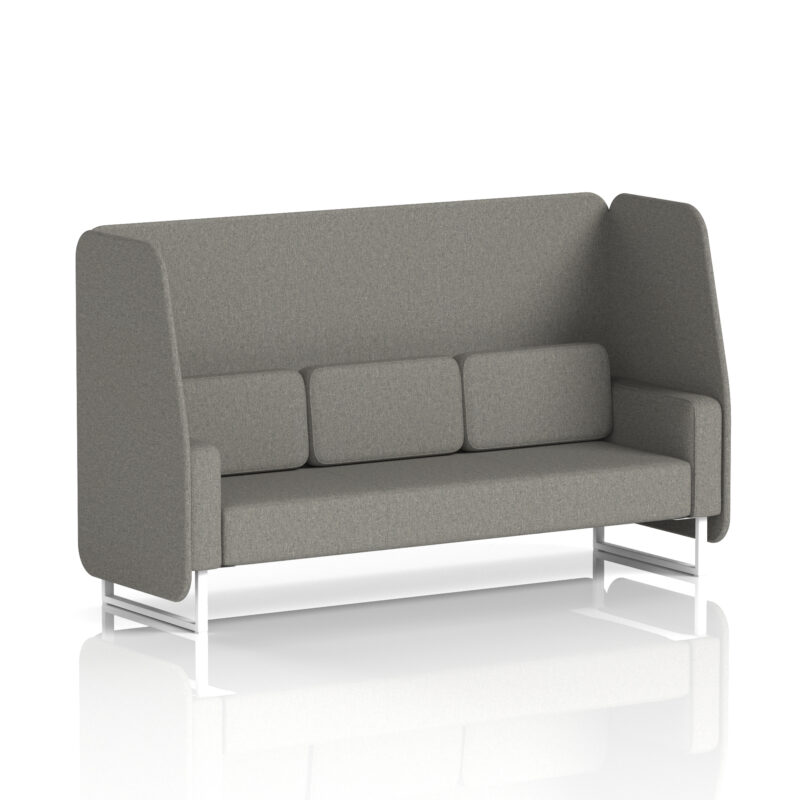 Greywood Open Booth With White Legs in Single Tone - Image 30