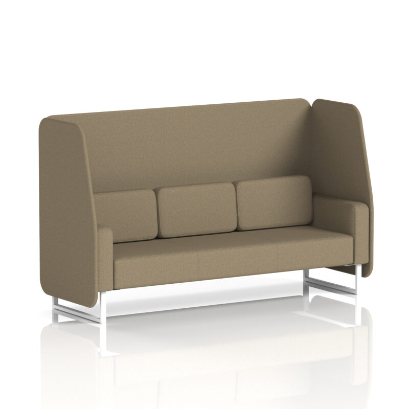 Greywood Open Booth With White Legs in Single Tone - Image 39