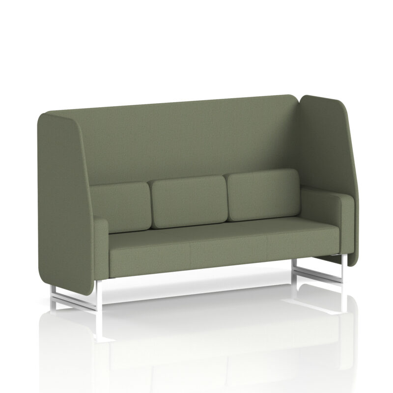 Greywood Open Booth With White Legs in Single Tone - Image 42