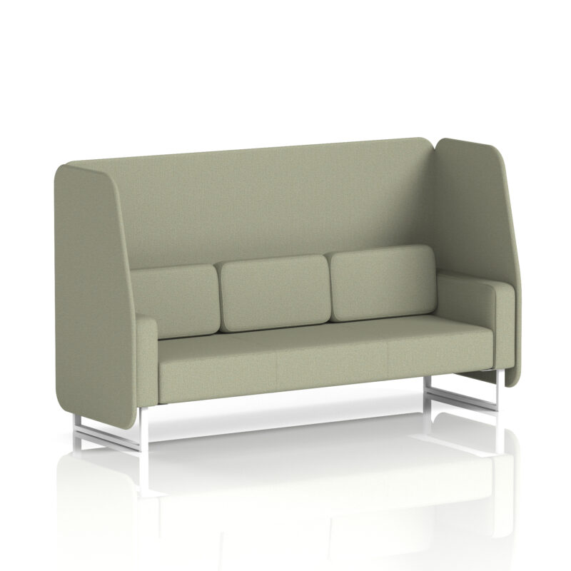 Greywood Open Booth With White Legs in Single Tone - Image 45
