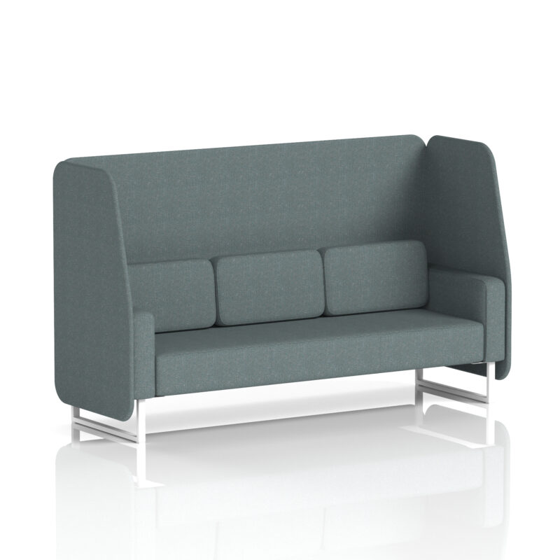 Greywood Open Booth With White Legs in Single Tone - Image 54