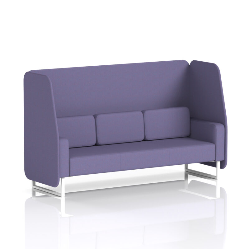 Greywood Open Booth With White Legs in Single Tone - Image 66