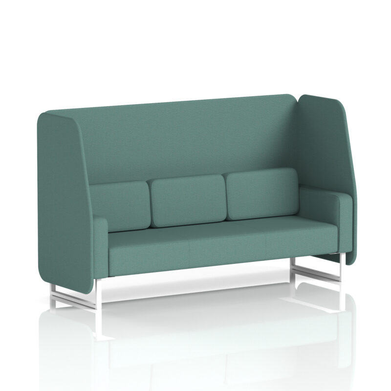 Greywood Open Booth With White Legs in Single Tone - Image 75