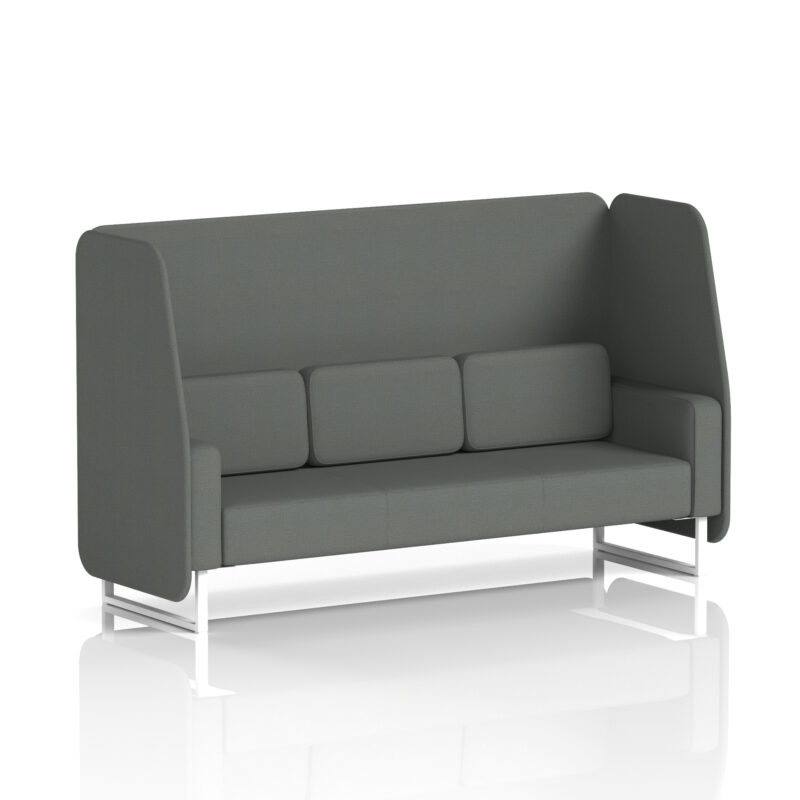 Greywood Open Booth With White Legs in Single Tone - Image 78