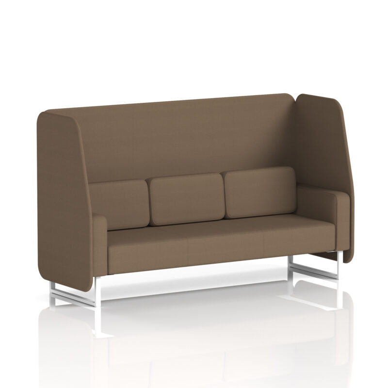 Greywood Open Booth With White Legs in Single Tone - Image 81