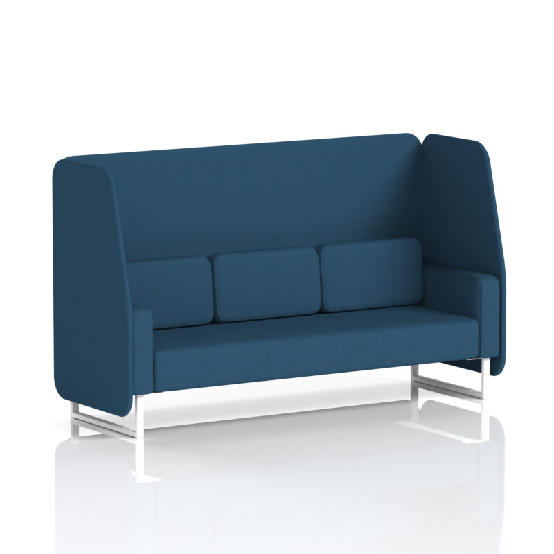 Greywood Open Booth With White Legs in Single Tone - Image 87
