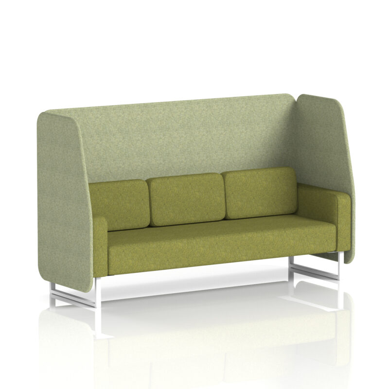 Greywood Open Booth With White Legs in Two Tone - Image 3