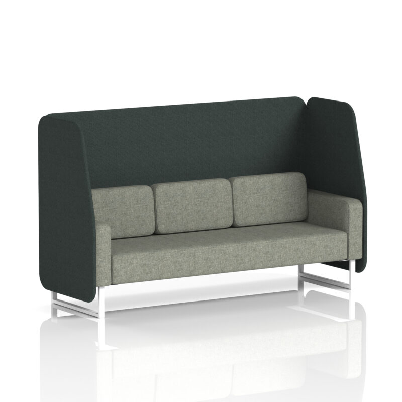 Greywood Open Booth With White Legs in Two Tone - Image 6