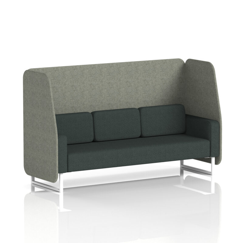 Greywood Open Booth With White Legs in Two Tone - Image 18