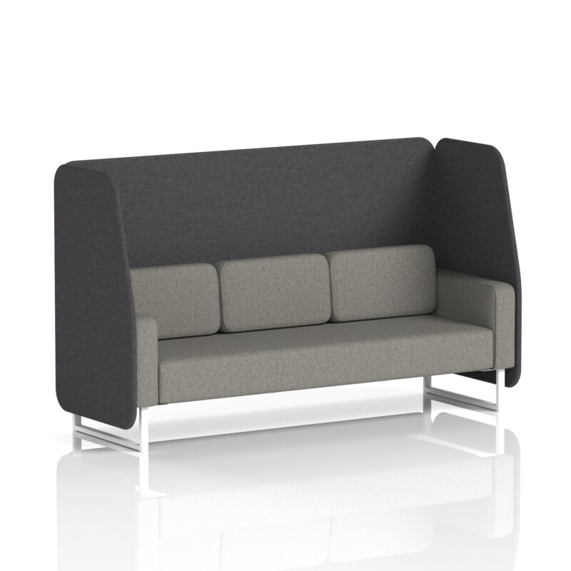 Greywood Open Booth With White Legs in Two Tone - Image 21
